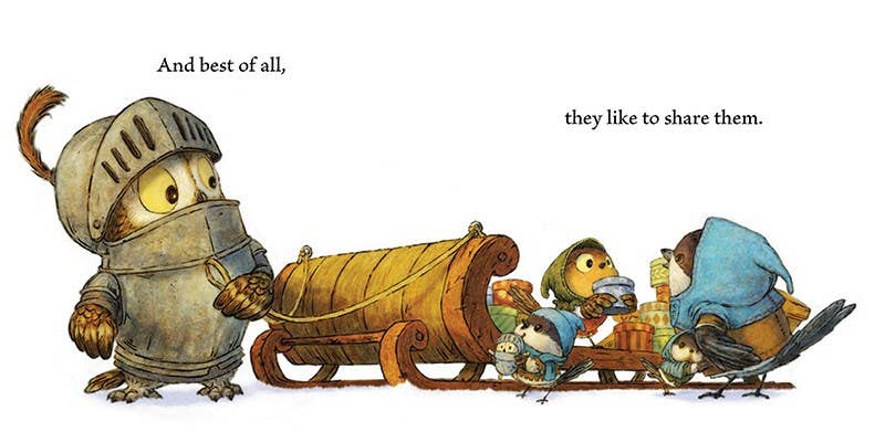 Knight Owl's Little Christmas: Board Book