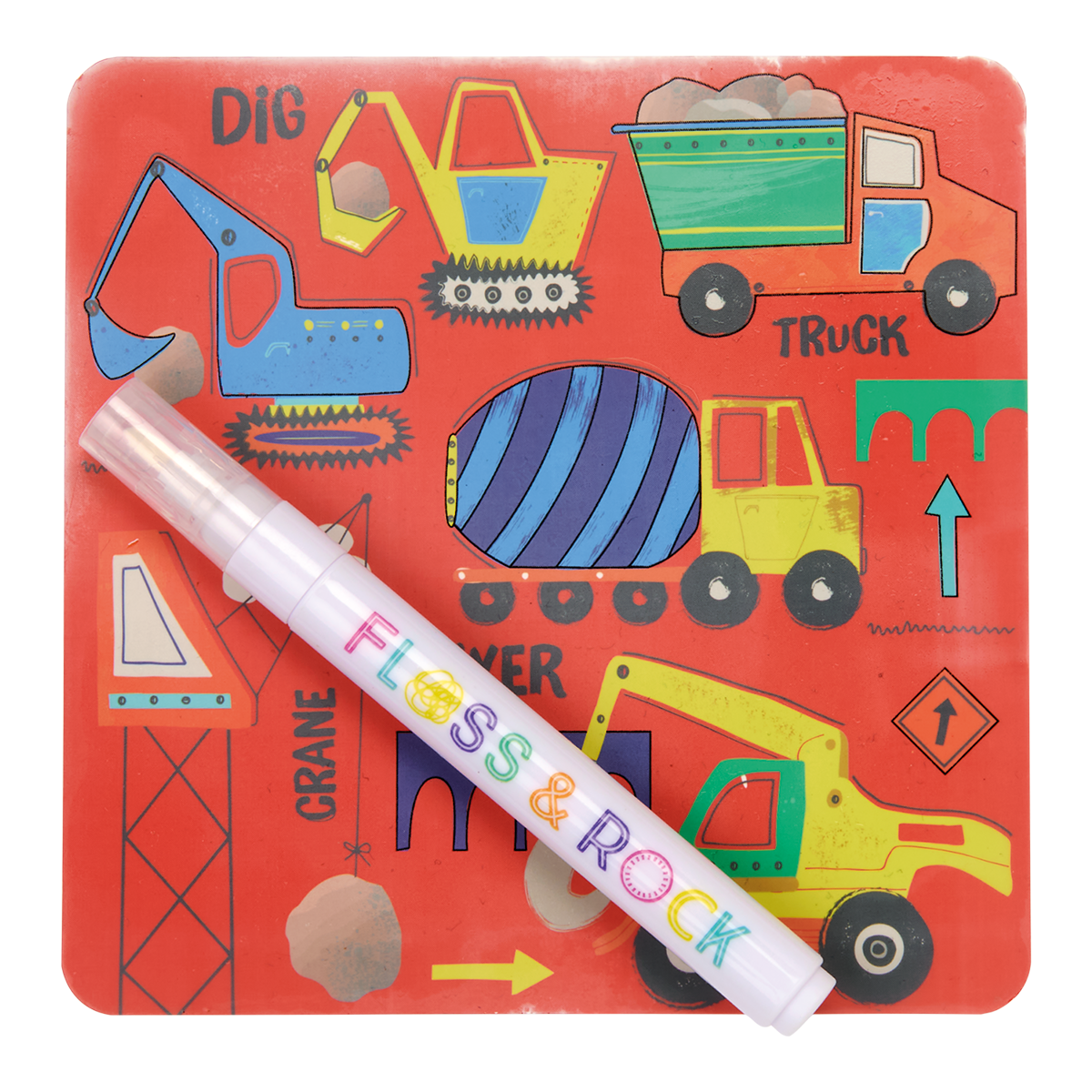 CONSTRUCTION MAGIC WATER COLORING CARDS