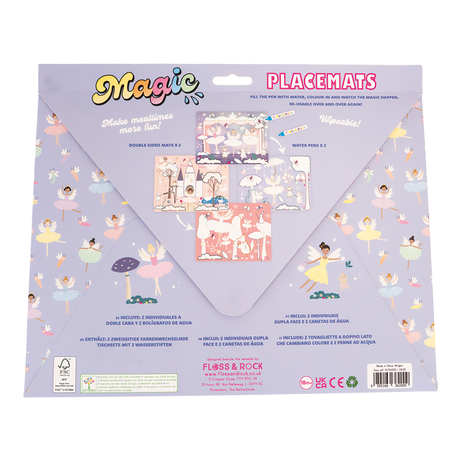 ENCHANTED MAGIC WATER COLORING MATS
