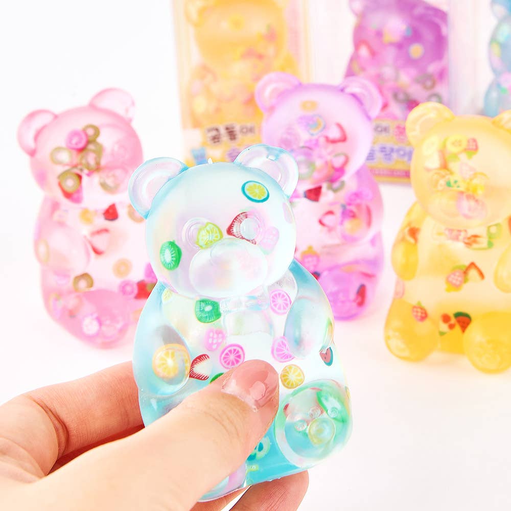 FRUIT CONFETTI GUMMY BEAR SQUISHY