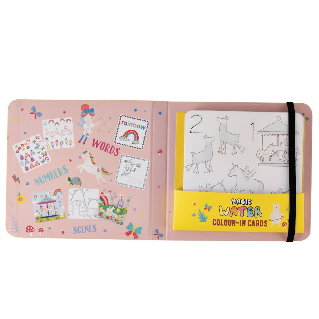 RAINBOW FAIRY MAGIC WATER COLORING CARDS
