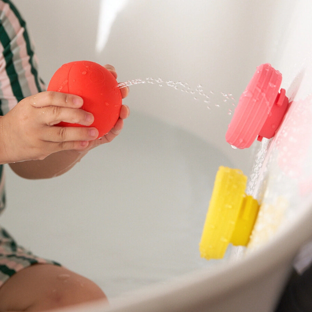 B IS FOR BALL® X SUNDAE BATH, TEETH & SENSORY TRAIN TOY SET