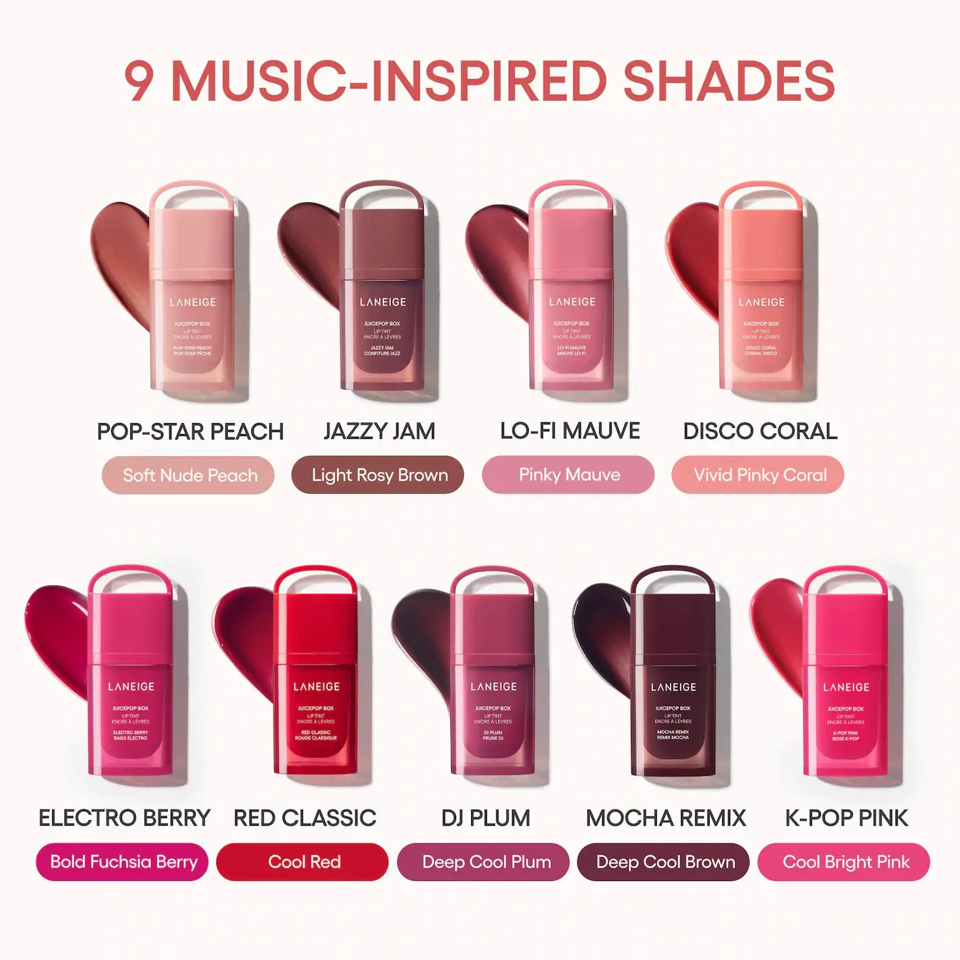 LANEIGE JUICE POP LIP OIL TINT - POPSTAR PEACH
