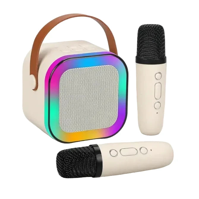 MINI BLUETOOTH KARAOKE MACHINE - BEIGE