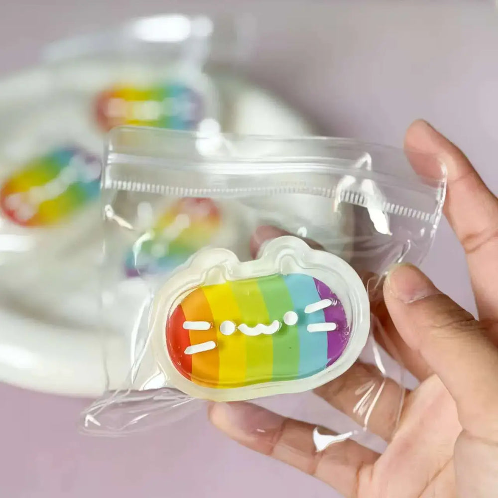RAINBOW CAT MOCHI SQUISHY