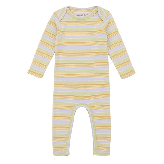 BABY JUMPSUIT - MIST AVENUE STRIPES
