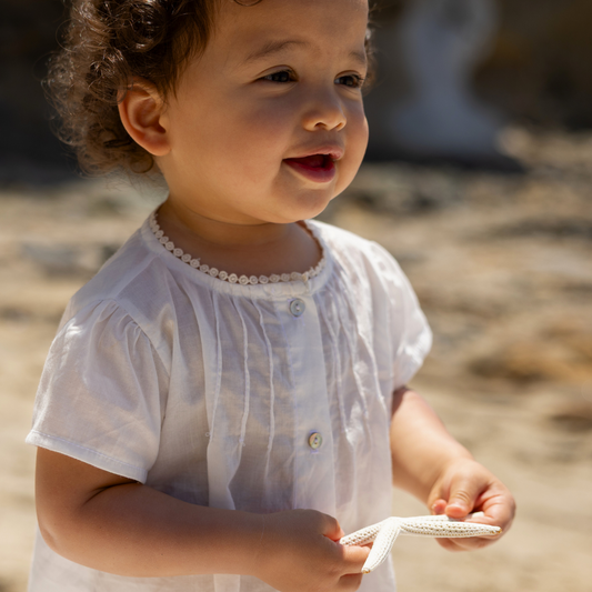 ORGANIC LACE BABY DRESS
