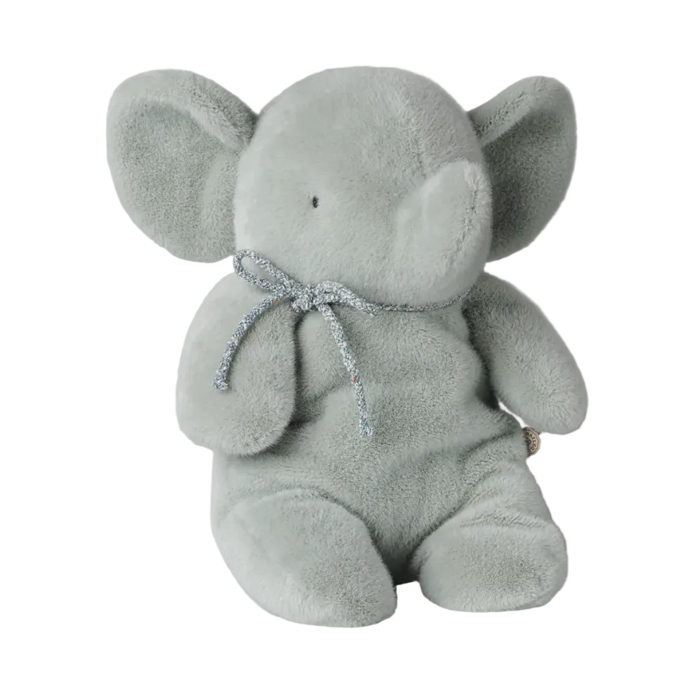 Elephant plush, Medium - Soft mint