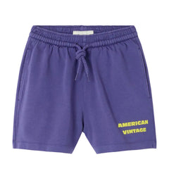 AMERICAN VINTAGE KIDS SHORTS GIXY - VINTAGE BLUEBERRY
