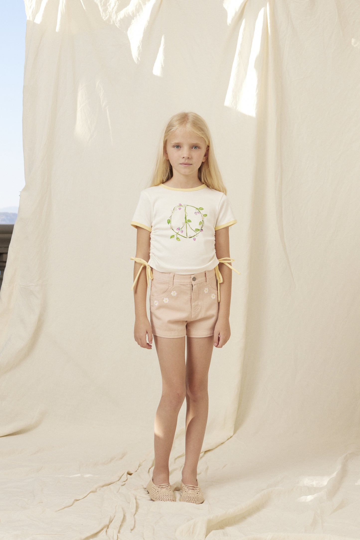 MARA SHORTS - PALE PINK