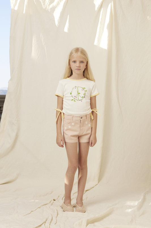 MARA SHORTS - PALE PINK