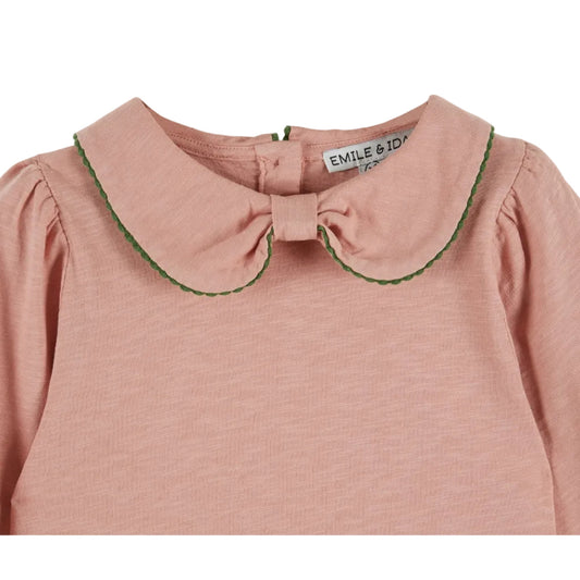 FLAME DOT JERSEY TEE - SAKURA OLIVE