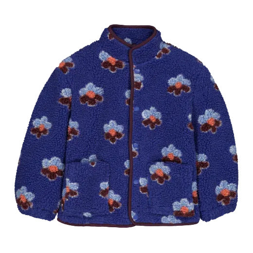 BEAR FLEECE JACKET FLOWER STORM