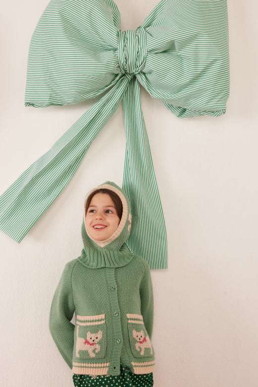 MALIKA PANTS MINT DOTS