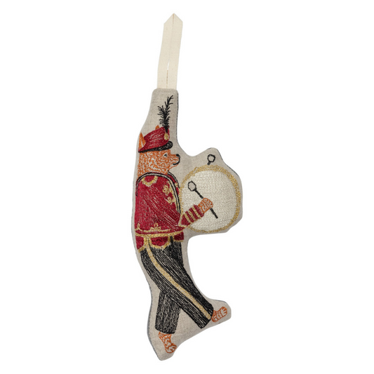 CORAL & TUSK MARCHING BAND FOX ORNAMENT