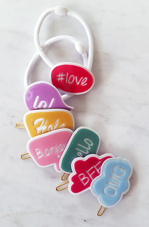 BUBBLE TALK HOLA HAIRPIN