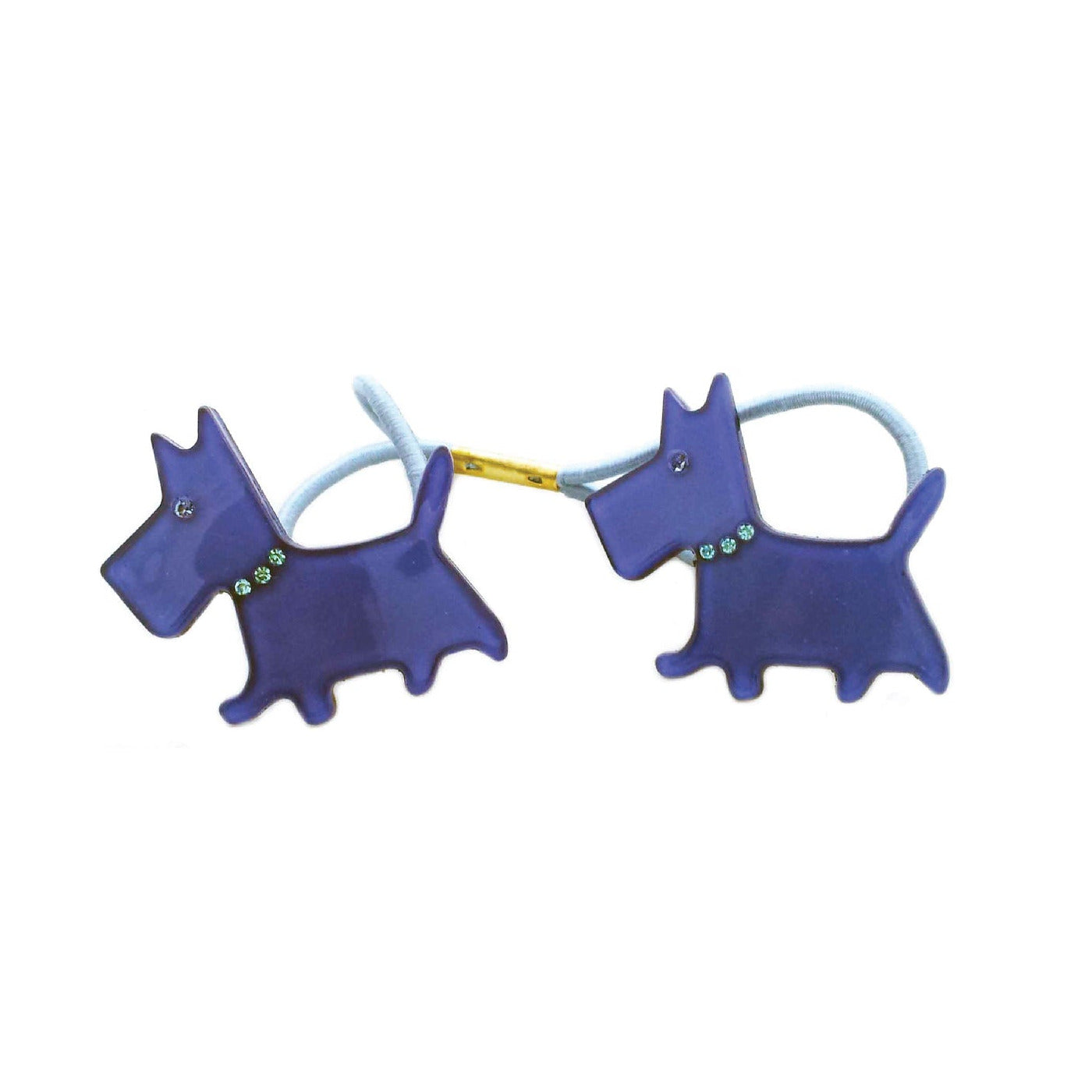 DOUBLE SCOTTIE HAIR TIES