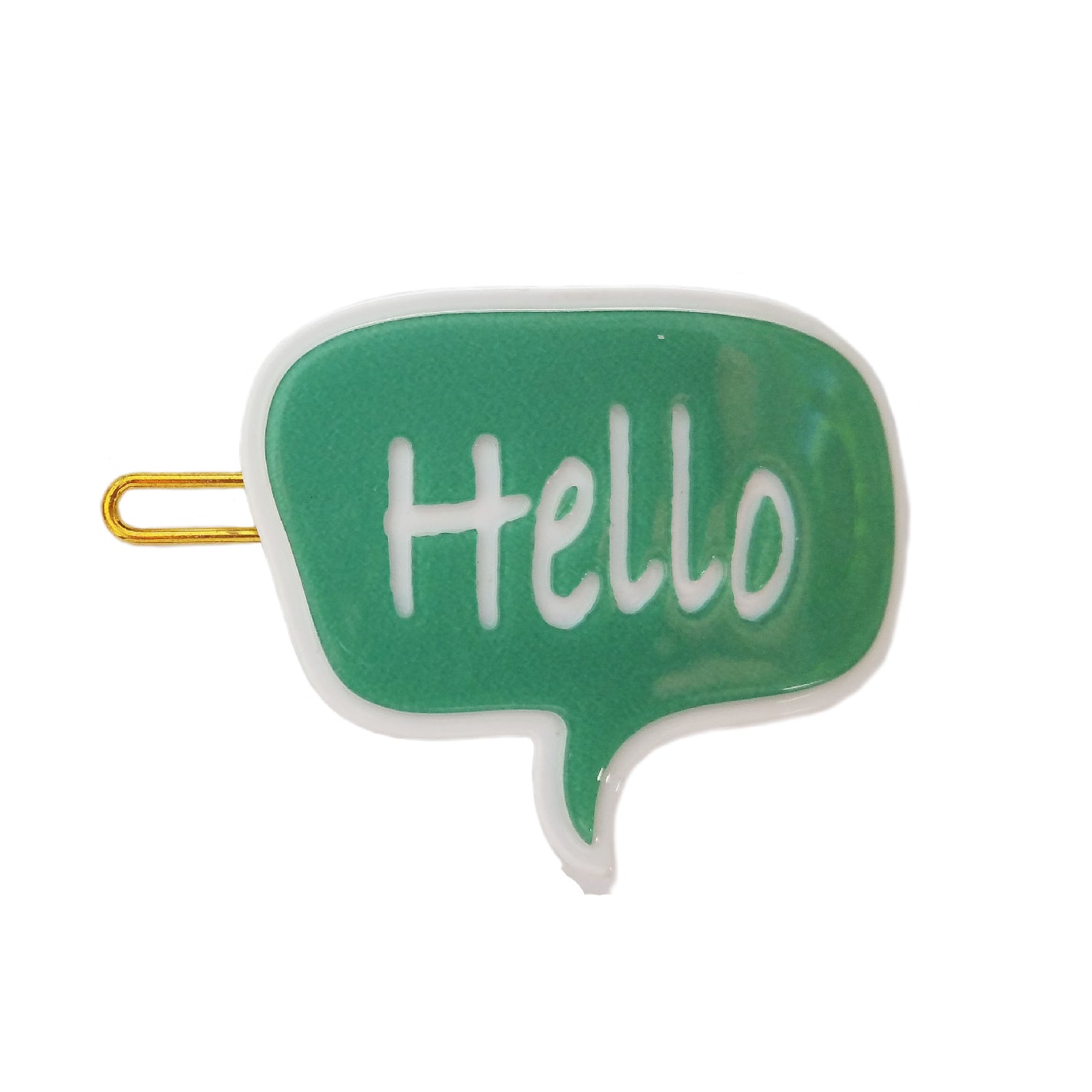 BUBBLE TALK HELLO HAIRPIN