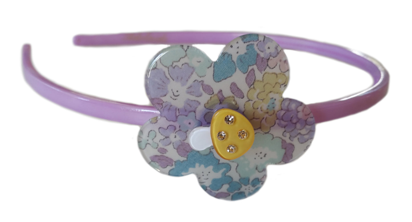 LIBERTY OF LONDON FLOWER & MUSHROOM HEADBAND