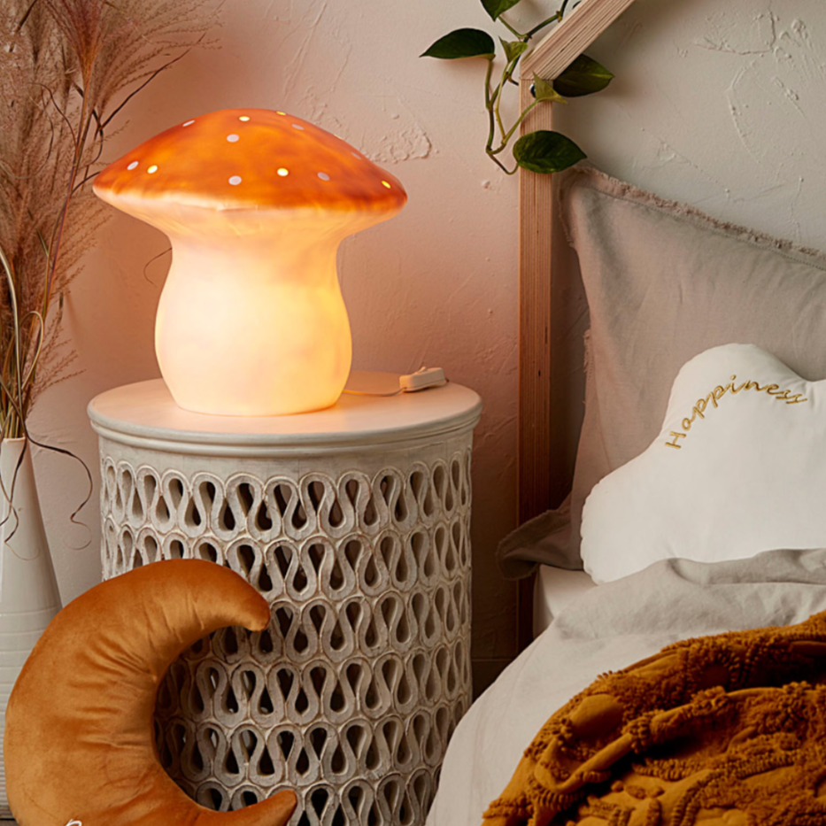 COPPER TOADSTOOL LAMP