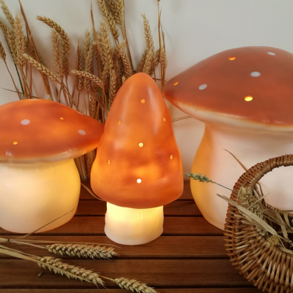 COPPER TOADSTOOL LAMP