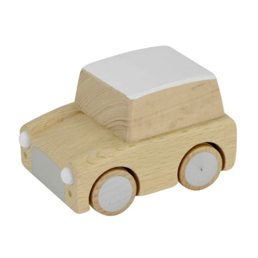 CLASSIC WOODEN KURUMA WIND-UP CAR