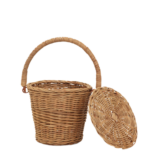 RATTAN APPLE BASKET