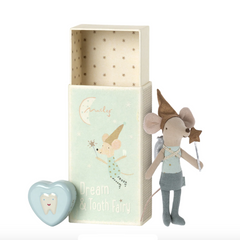 MAILEG BIG BROTHER TOOTH FAIRY MATCHBOX - BLUE