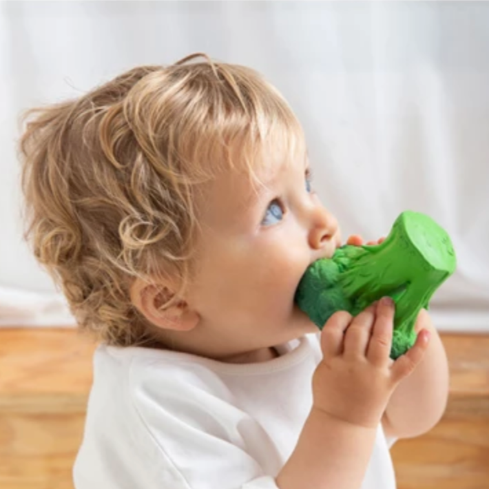 BRUCY THE BROCCOLI TEETHER & BATH TOY