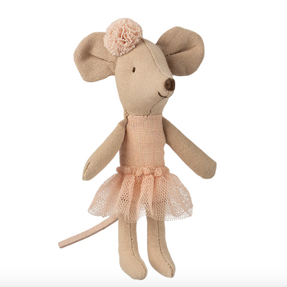 BIG SISTER BALLERINA MOUSE - LIGHT PINK