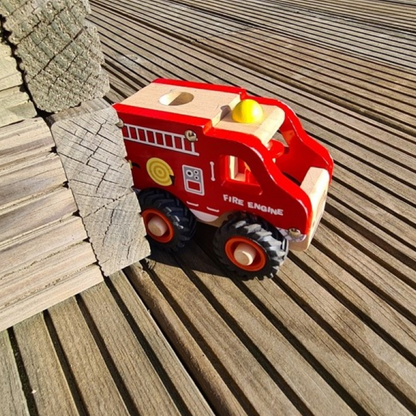 WOODEN FIRE ENGINE