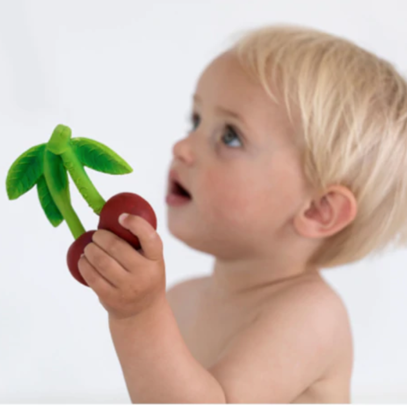 MERY THE CHERRY TEETHER & BATH TOY