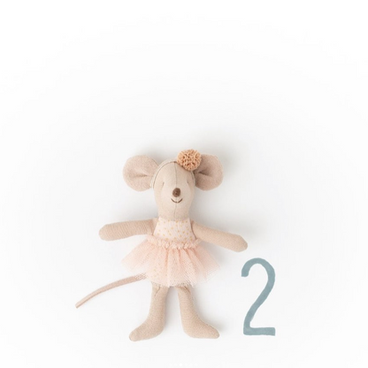 BIG SISTER BALLERINA MOUSE - LIGHT PINK