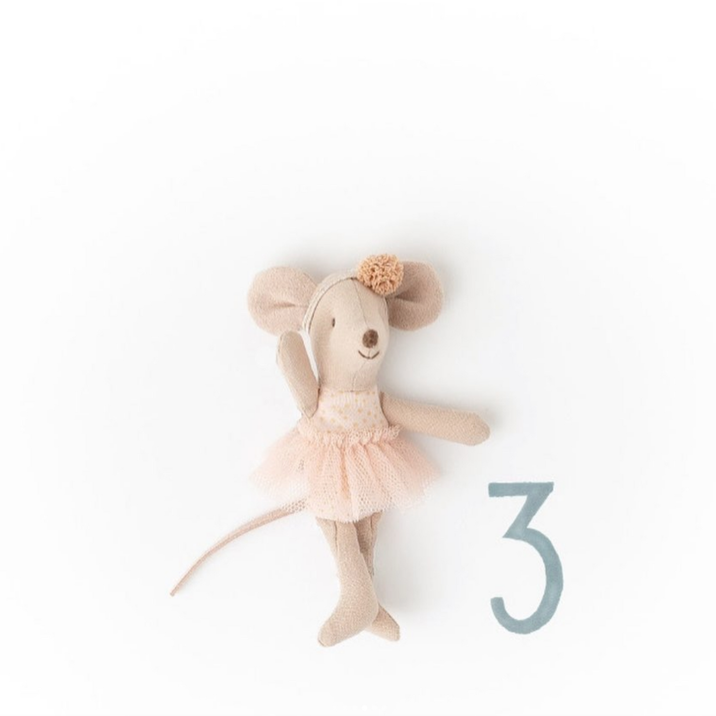 BIG SISTER BALLERINA MOUSE - LIGHT PINK