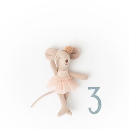 BIG SISTER BALLERINA MOUSE - LIGHT PINK