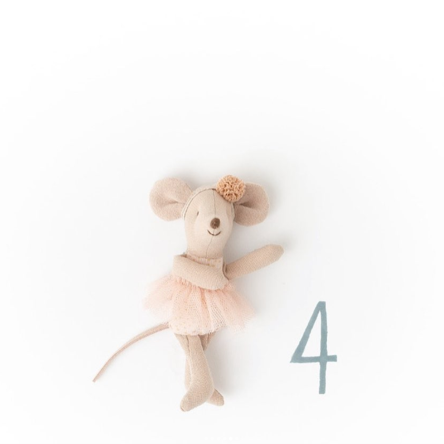 BIG SISTER BALLERINA MOUSE - LIGHT PINK