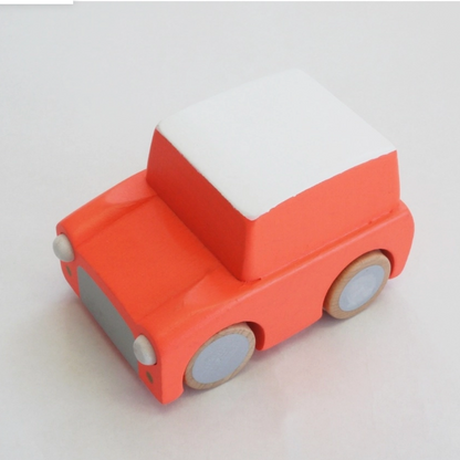 CLASSIC WOODEN KURUMA WIND-UP CAR