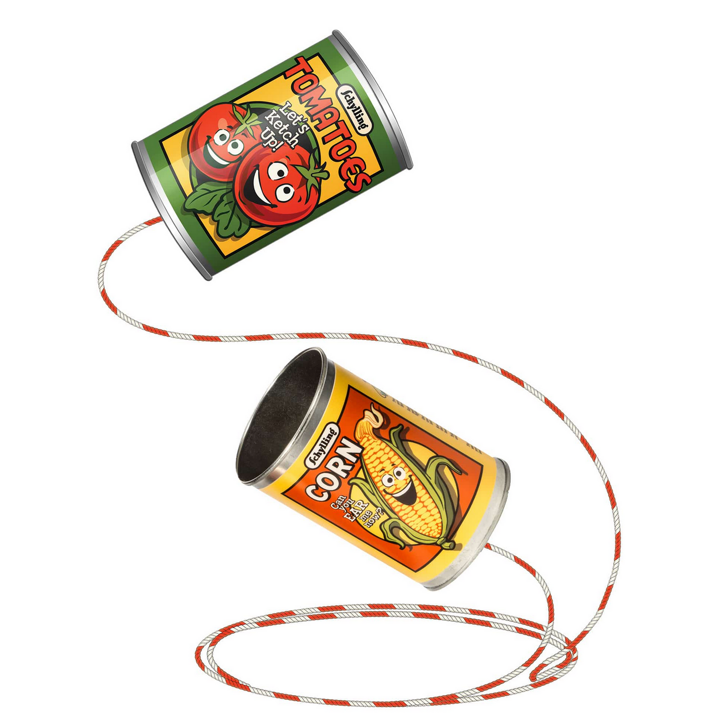 RETRO TIN CAN TELEPHONE