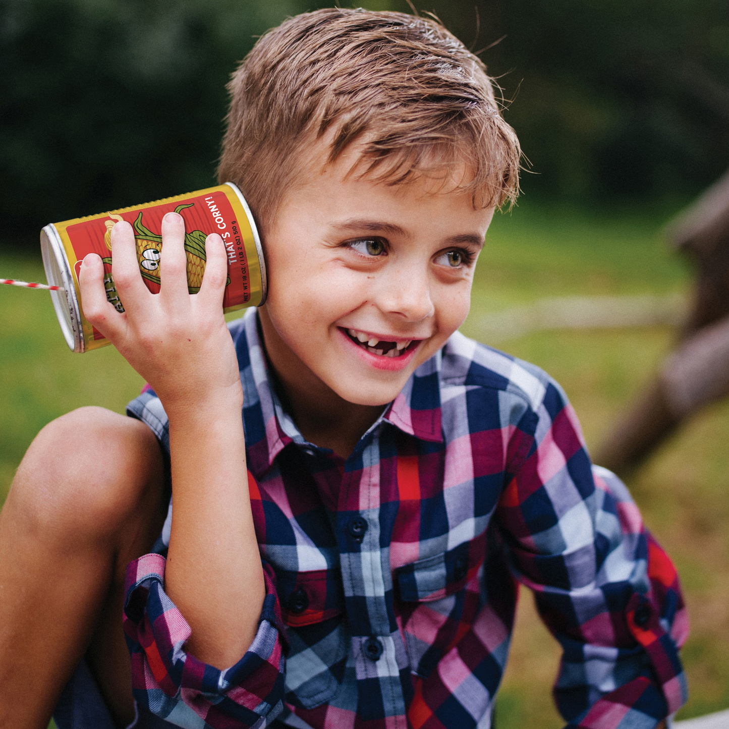 RETRO TIN CAN TELEPHONE