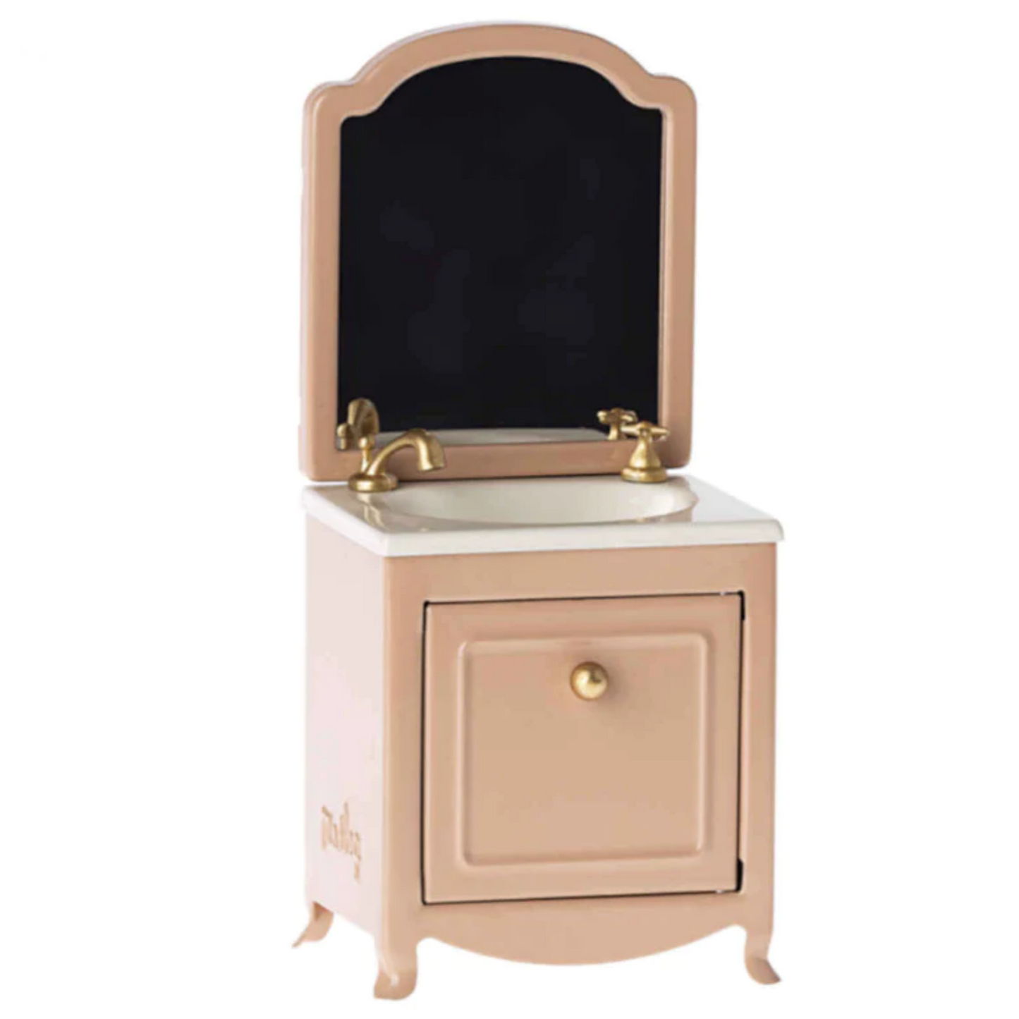 MAILEG MOUSE BATHROOM SINK DRESSER WITH MIRROR