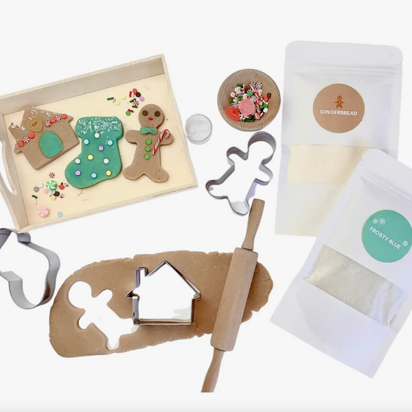 GINGERBREAD COOKIE PLAY DOUGH ACTIVITY KIT