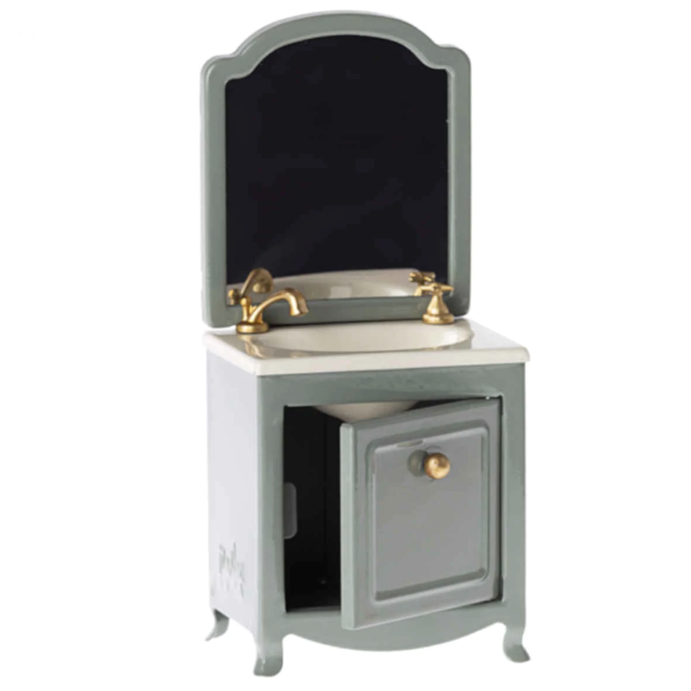 MAILEG MOUSE BATHROOM SINK DRESSER WITH MIRROR