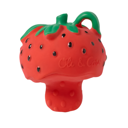 SWEETIE THE STRAWBERRY MINI TEETHER BATHTOY