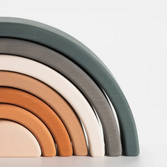 WOODEN RAINBOW STACKING TOY