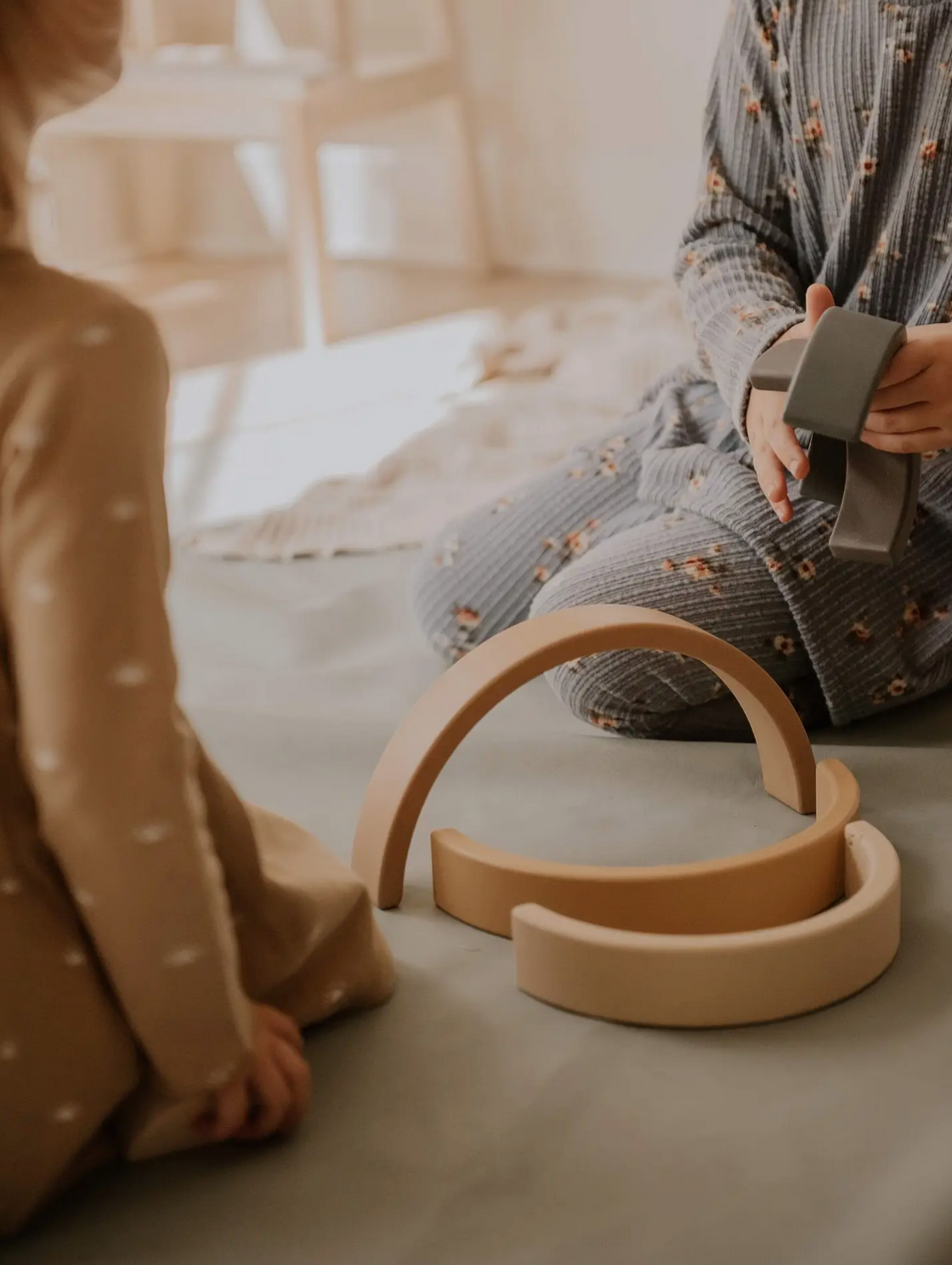 WOODEN RAINBOW STACKING TOY
