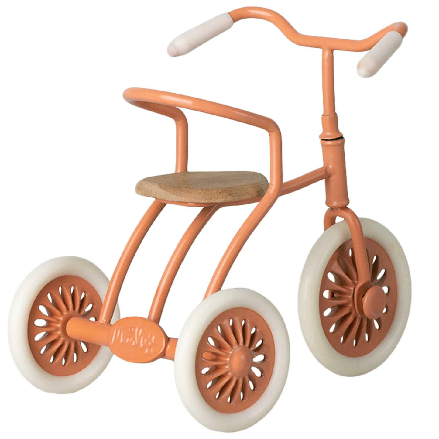 MAILEG ABRI A TRICYCLE FOR MOUSE - CORAL