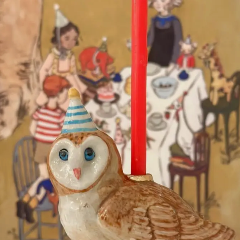 BARN OWL CAKE TOPPER