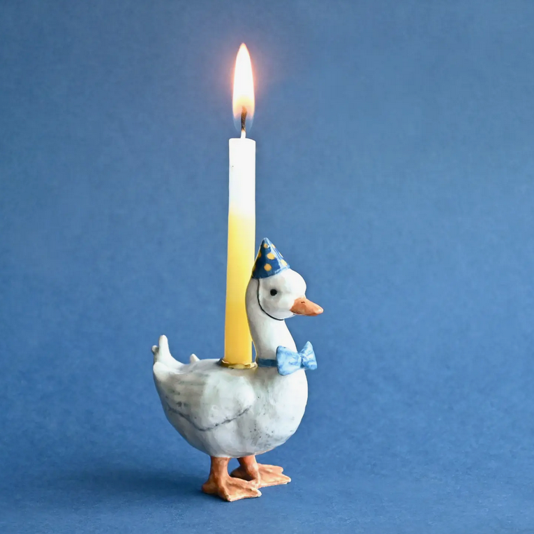 BLUE GOOSE CAKE TOPPER
