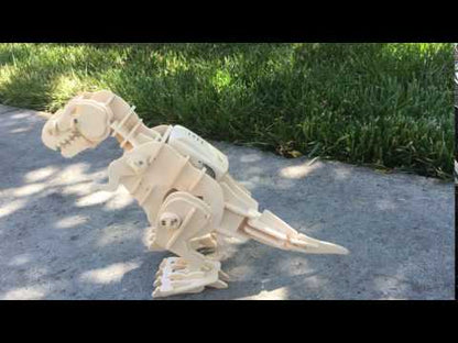 STEGOSAURUS WALKING WOODEN 3D PUZZLE KIT