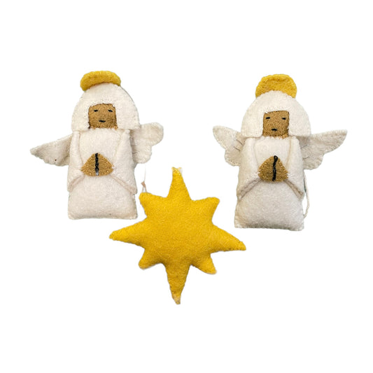 ANGEL& STAR ORNAMENT SET